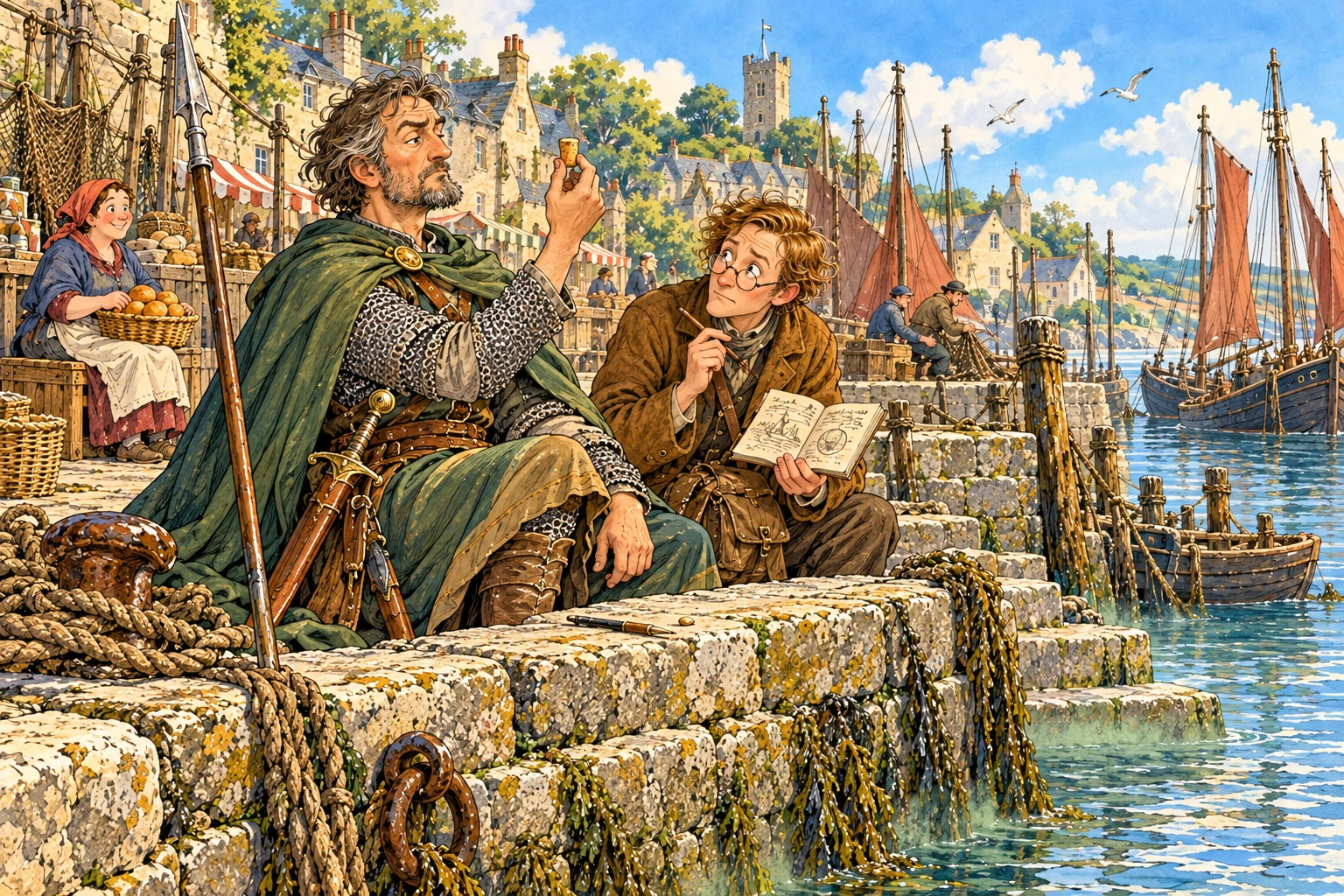 Illustration for Sir Cardevane and the Source of the Green Fog