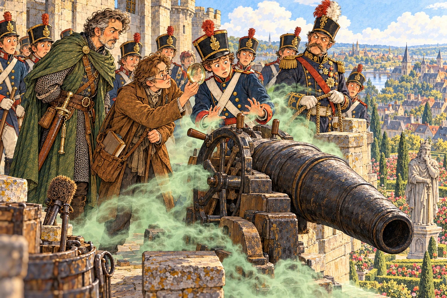 Illustration for Sir Cardevane and the Royal Cannon