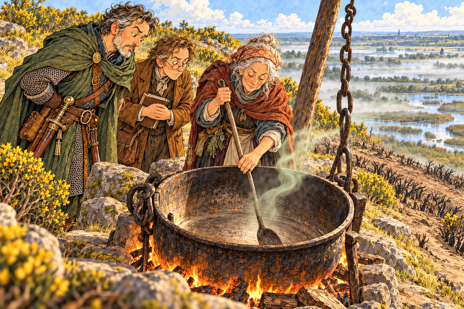 Illustration for Sir Cardevane and the Empty Cauldron