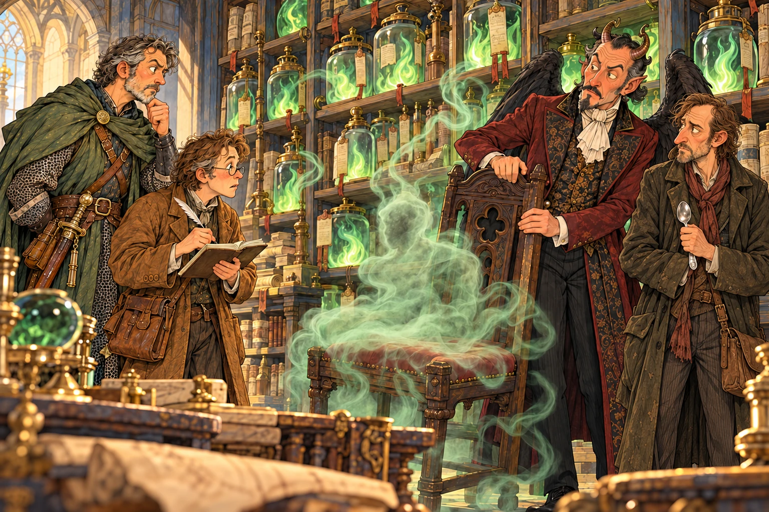 Illustration for Sir Cardevane and the Devil's Empty Chair