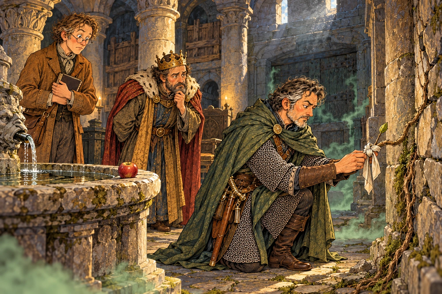 Illustration for Sir Cardevane and the King Beneath the Floor