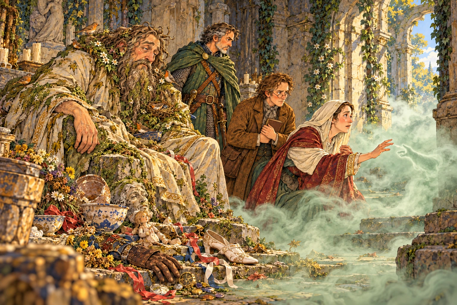 Illustration for Sir Cardevane and the God Who Dreamed Too Long