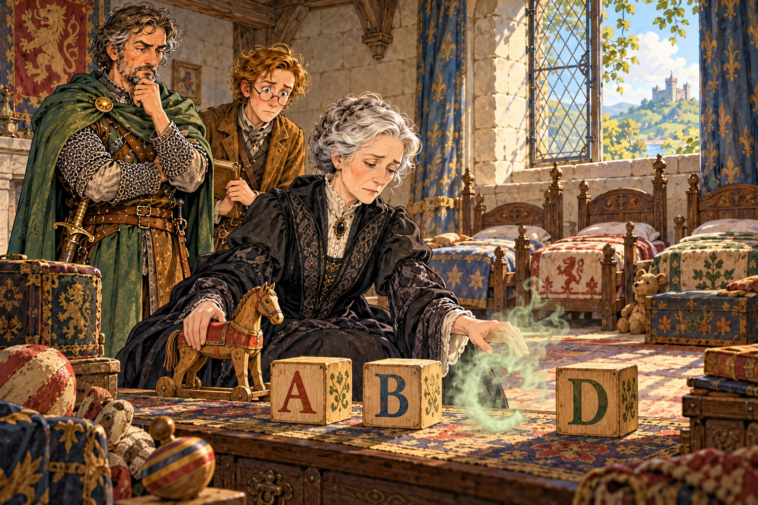 Illustration for Sir Cardevane and the Castle That Would Not Stay Arranged